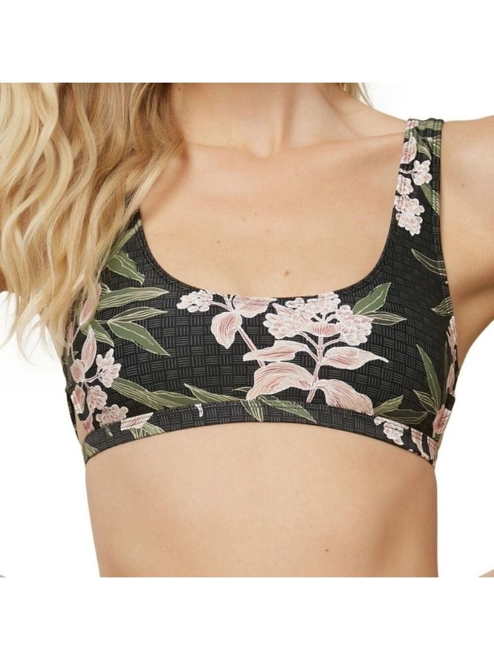 Nwt O'Neill Jada Active Tropical Juniors' Bikini Top - xs